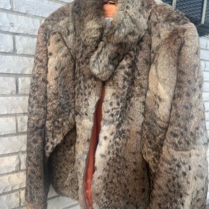 Elam Rabbit women’s medium fur coat